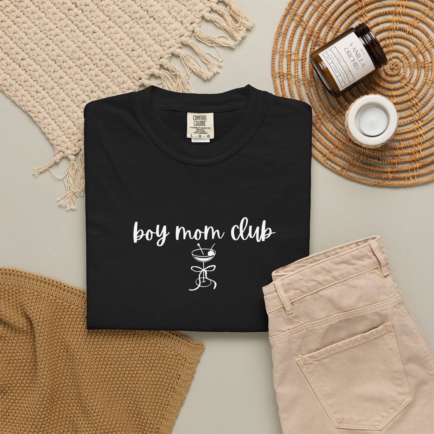 Boy Mom Club Martini Tee