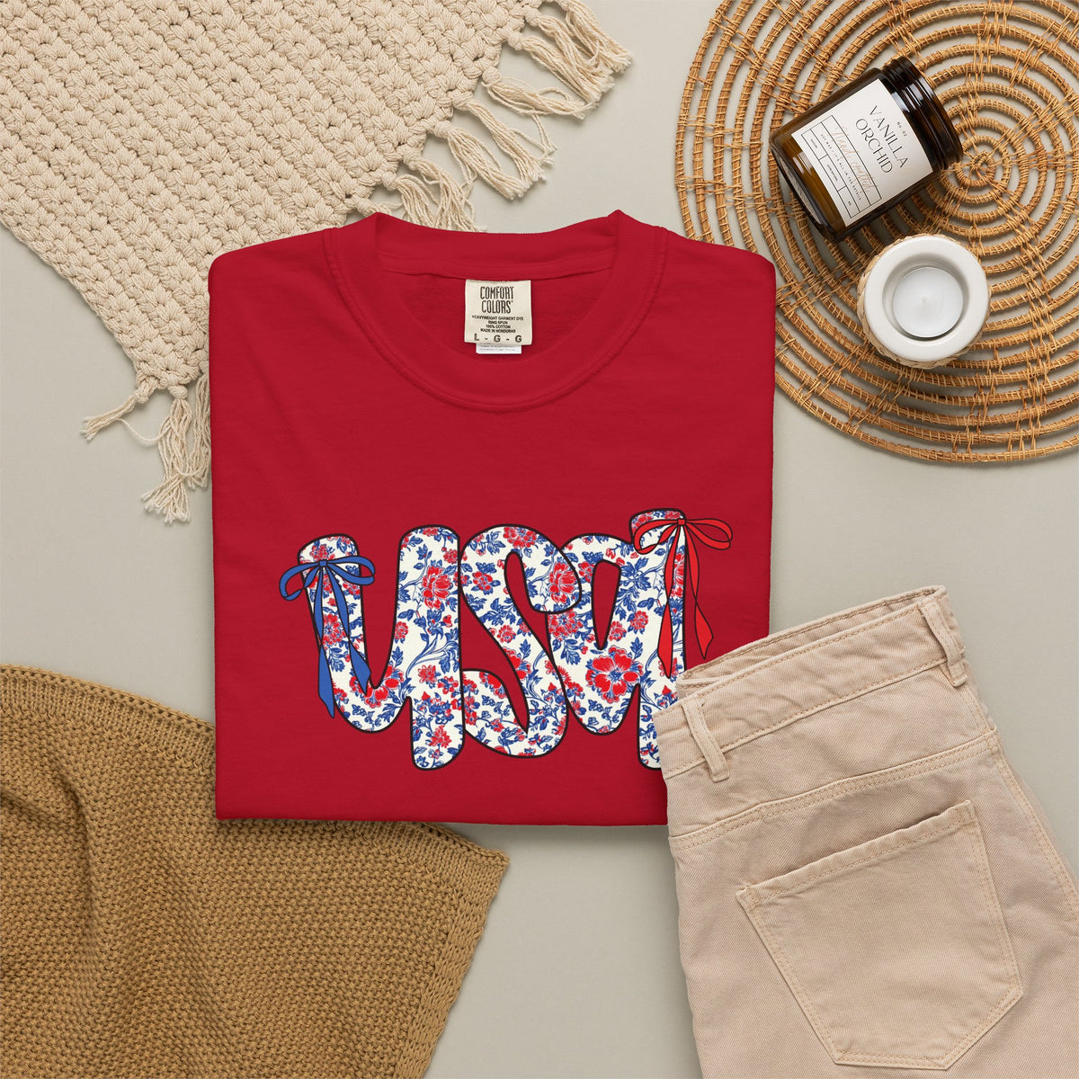 Ditsy Floral USA Tee