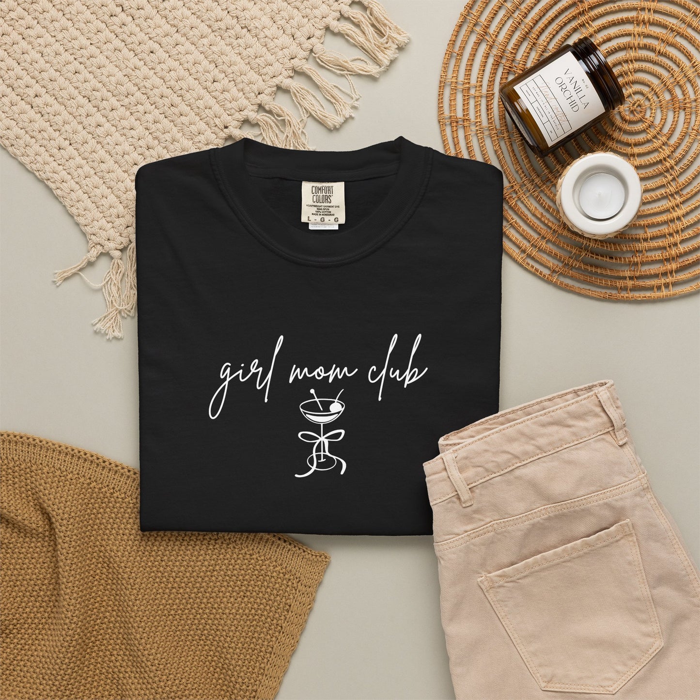 Girl Mom Club Martini Tee