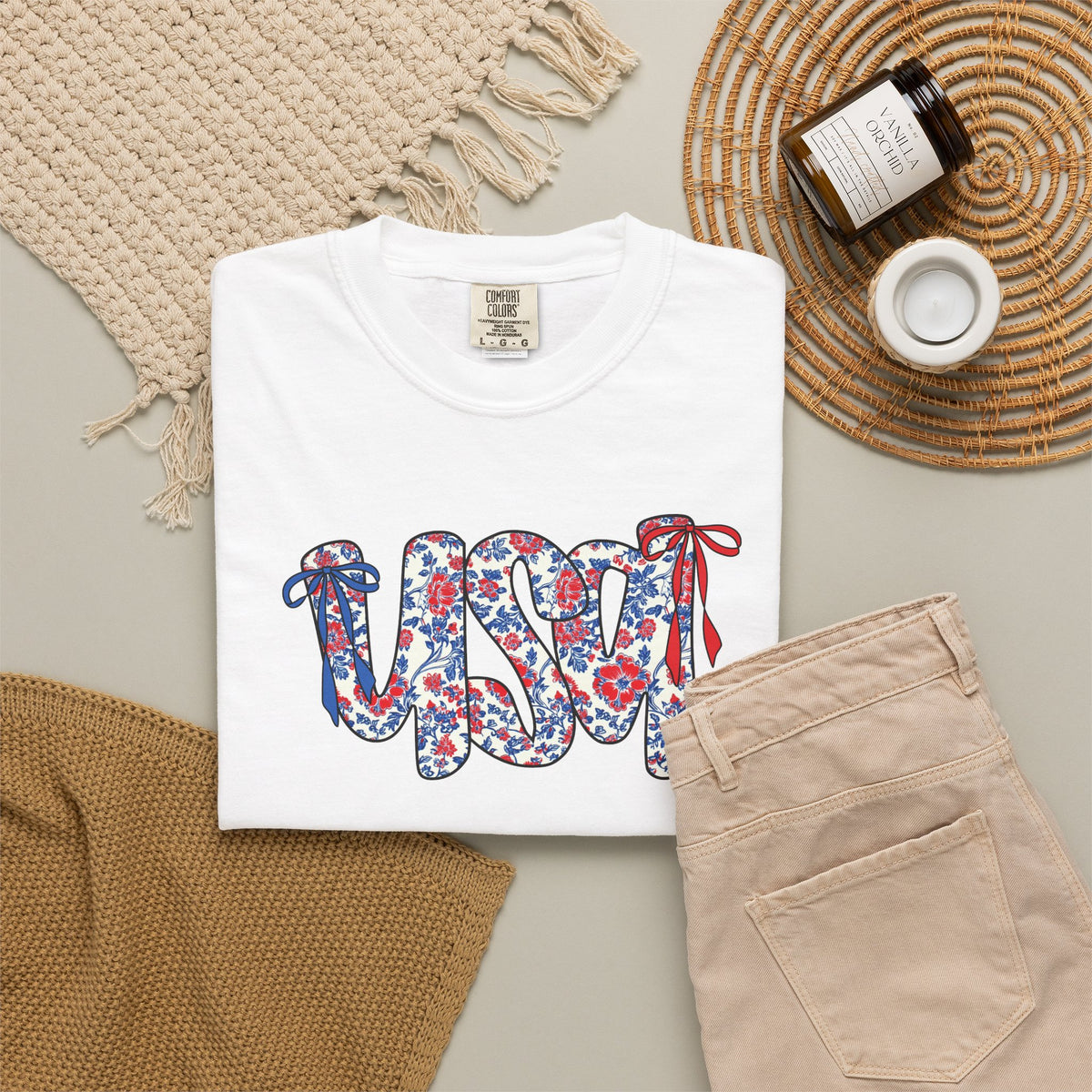 Ditsy Floral USA Tee