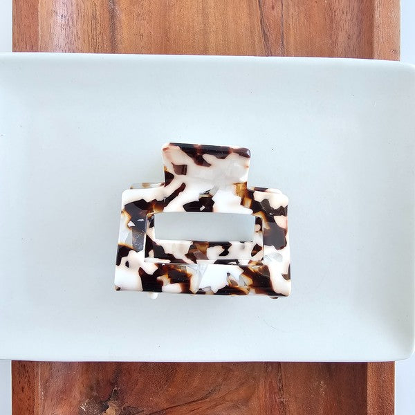 Candace Cowhide Clip