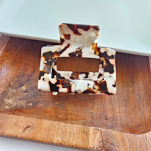 Candace Cowhide Clip