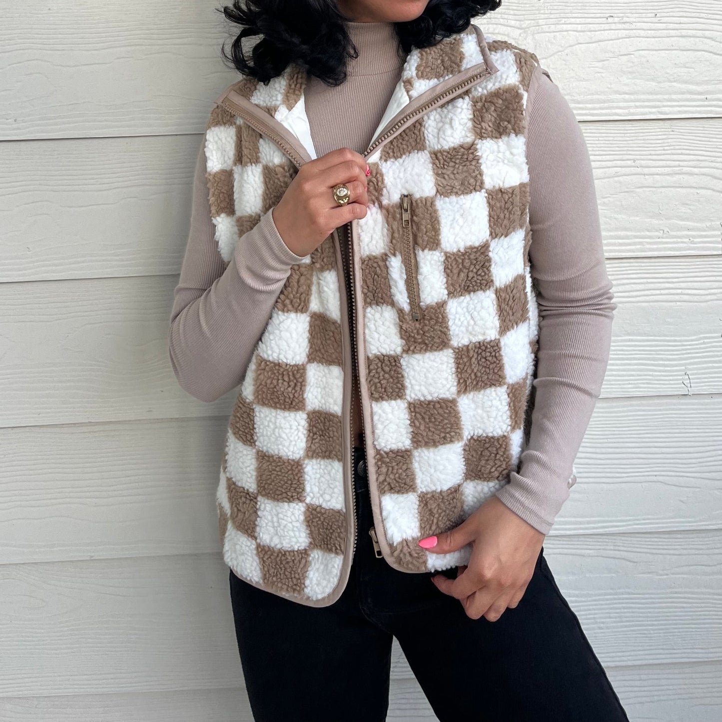 Checked Out Vest
