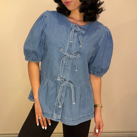 Dannie Denim Top